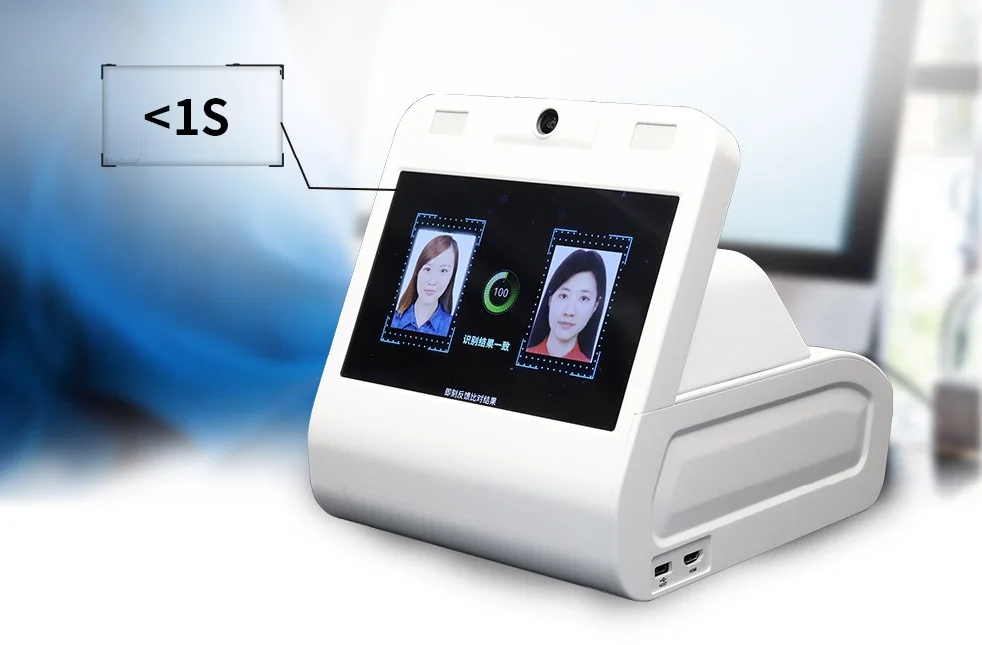 ID Face Reader Ocr & Scanner Facial Recognition Operating System With OCR Sdk Guard Tour System Device