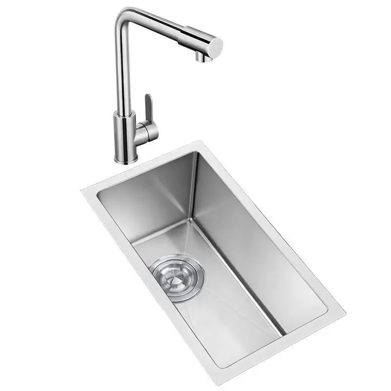 

Stainless steel, small sink, handmade, vegetable basin, kitchen, RV, bar, hand washing