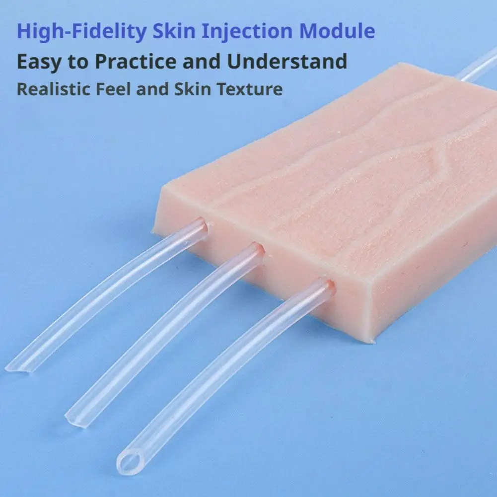 Venipuncture Injection Practice Pad Simulation Human Skin Tear Resistant Students Nurses Suture Training Model Practice Pad
