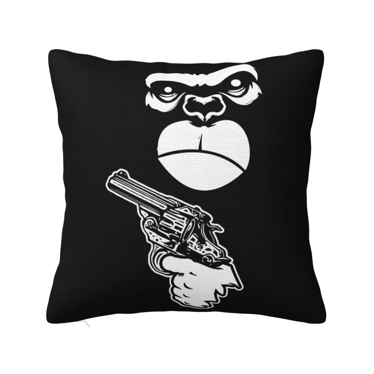 Gorilla Strapped Arm The Animals Funny Guerilla Warfare Best Selling Pop Spring Halloween Pillow Case