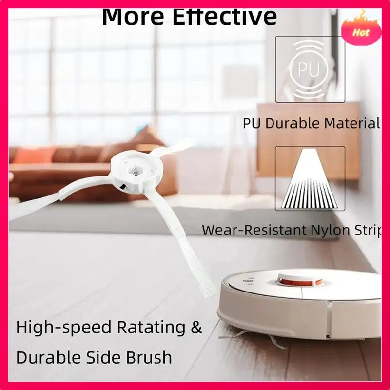 Iklan-Filter Hepa Sikat Samping Utama untuk Aksesori Penyedot Debu Robot Xiaomi Xiaowa E2 E20 E35