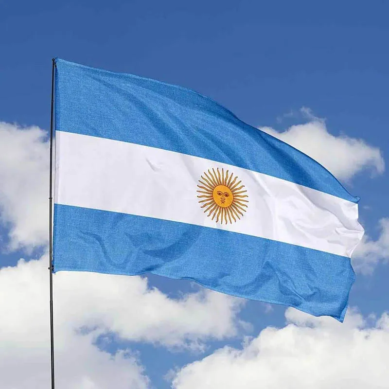 Bandera nacional República Argentina 90x150cm al por mayor - imagen 3