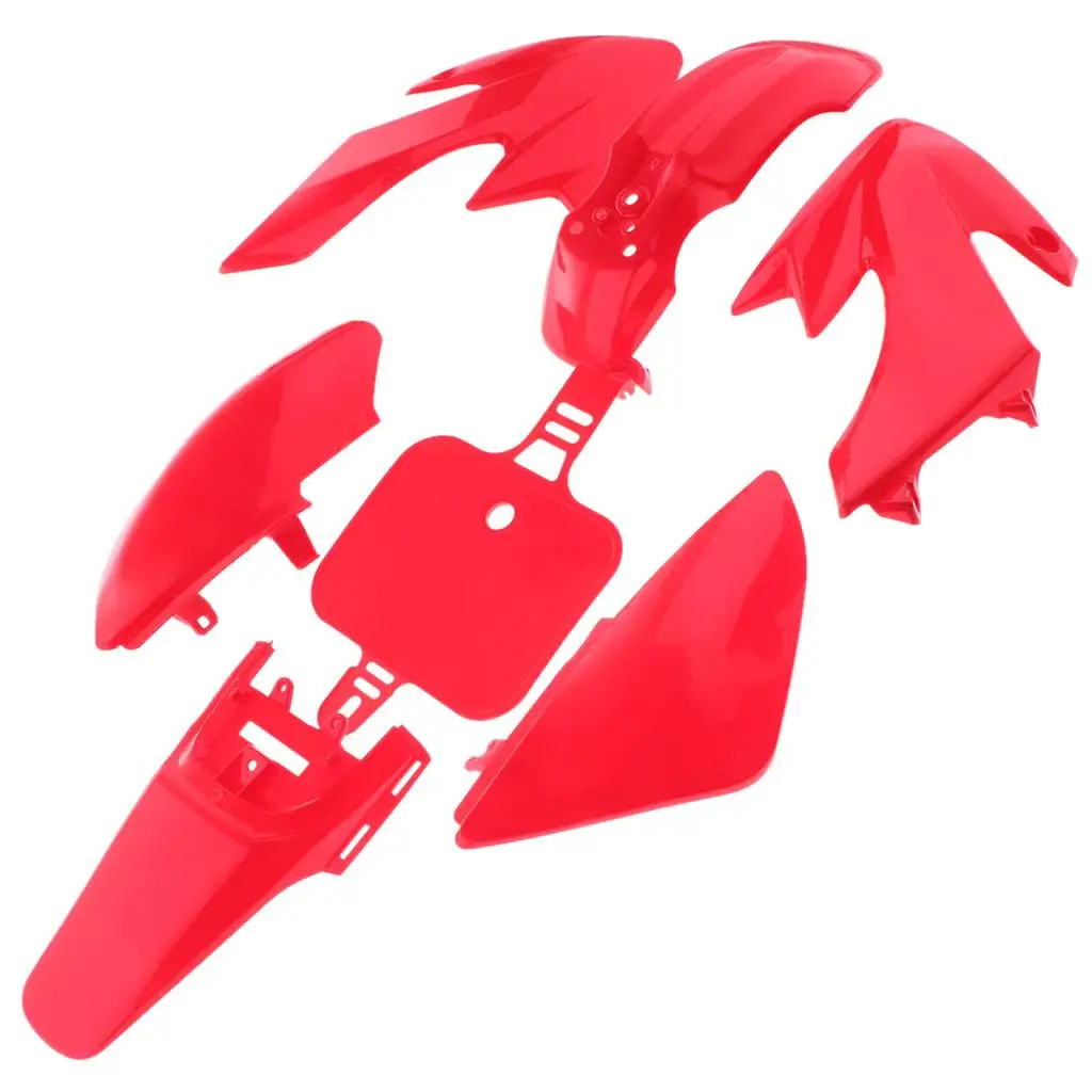 Pitbike 125cc Plastic Fairing Set Injection Molded Bodywork Kit for Honda XR50 CRF50 SSR SDG 70 110cc
