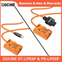 ZGCINE D-Tap a LP-E6P y USB-C PD a LP-E6P Cable de batería simulada para Canon EOS 5D Mark IV 6D Mark II 80D 90D R5 R6 Mark II R7