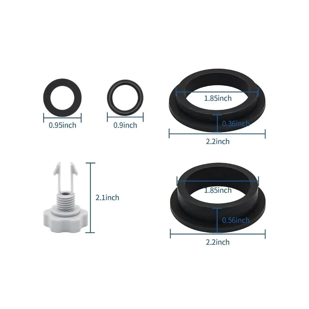 

Air Release Valve O-Rings Seal Gasket Part Repair Set for Intex Sand Filter Pump Swimming Pool Accessory Replacement O-Ring Seal
