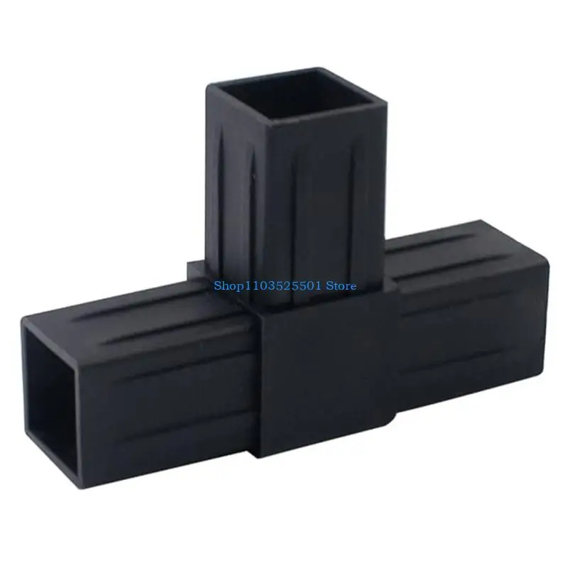 8Pcs Plastic Three Way Joints Connector For 1in Square Tubes No Tools Required Great For DIY Racks And Frames 400D