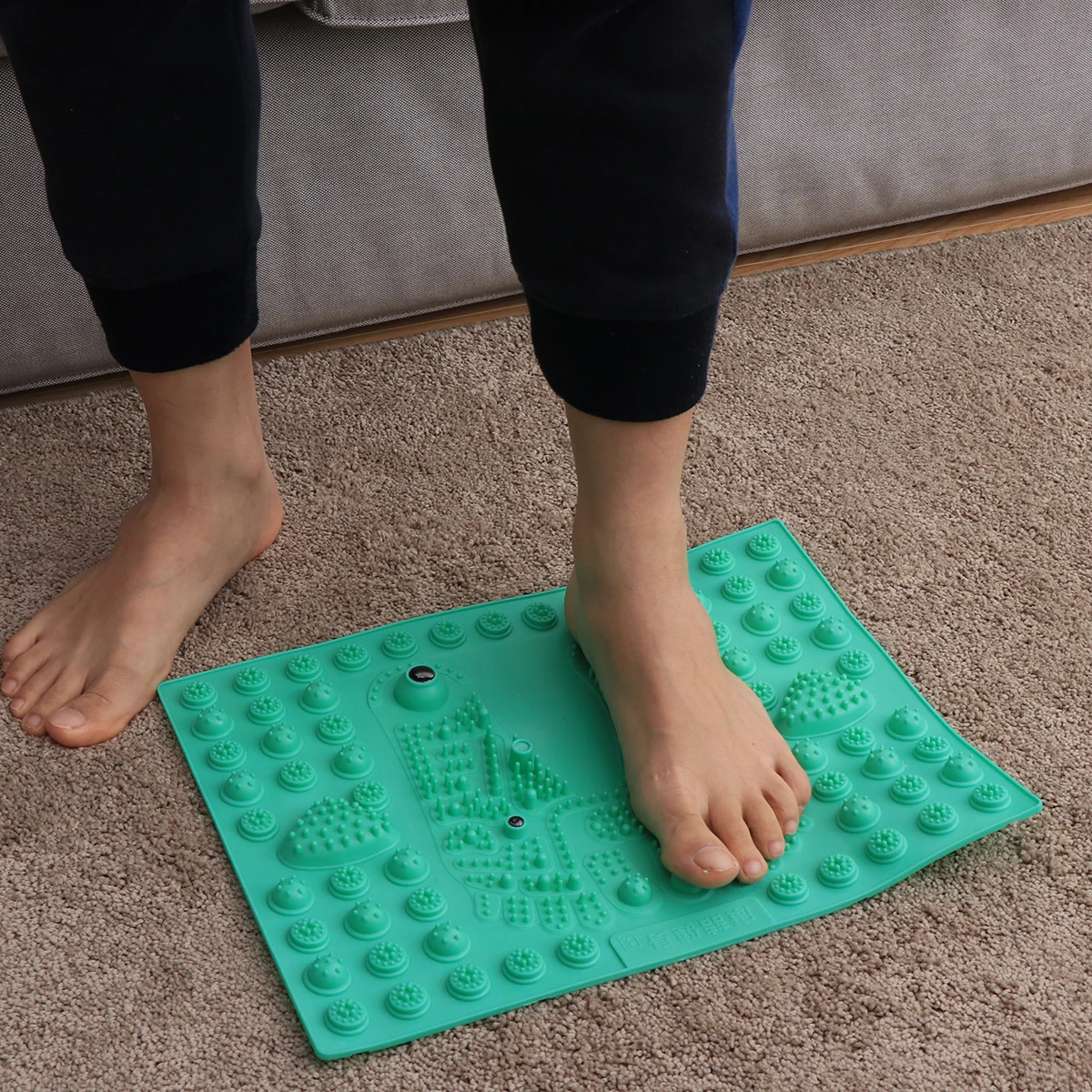 

Foot Massager Reflexology Mat Pad Massage Cushion Home Office Blood Circulation Foot Massaging Tool Fitness