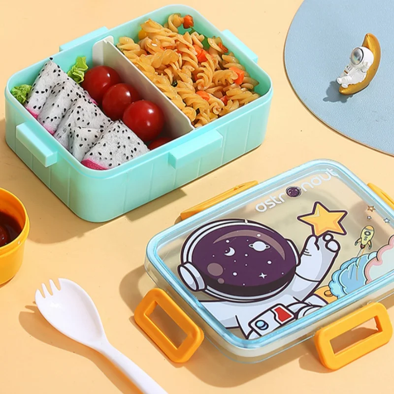 Cute Lunch Box for Kids Girls Boys With Compartments Bento Lunch Box School Child Leakproof Children\'s Food Snack Boxes New 2024