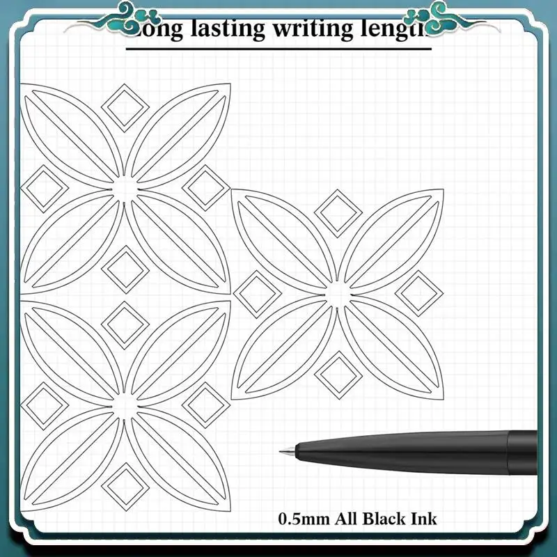 

Easy To Use 4 Pcs A B C D Rotation Reducer Ballpoint Pens Gadget Stress Relief Pen For Office Durable Easy Install