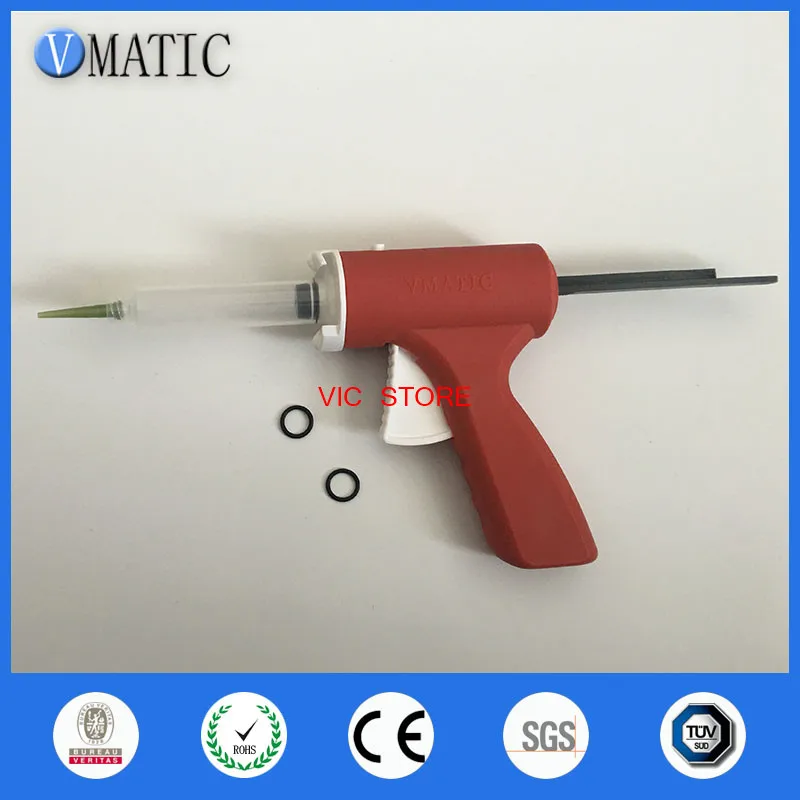 Free Shipping Quality UV Syringe Glue Gun Liquid Optical Clear Adhesive Dispenser Gun For Doming Resin Dispenser Gun 10cc/ml