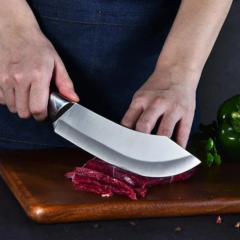 Cuchillo profesional para deshuesar, cuchillo de cocina de forjado, cuchilla para carne, cuchillos de cocina para rebanar frutas, cuchillo de carnicero, cuchillos hechos a mano