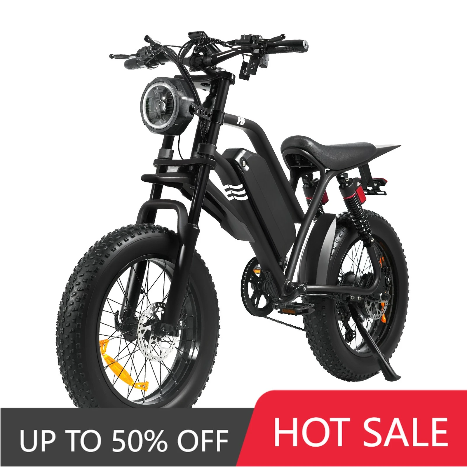 QQW WindChaser Adult Electric Motorcycle - High Carbon Steel Frame 1500W Motor 48V 7 Speed, Hydraulic Brake, LCD Meter + NFC 50-