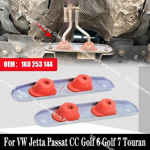 Para VW Jetta Passat CC Golf 6 Golf 7 Touran para Skoda Octavia tubo de escape delantero lengüeta de elevación silenciador suspensión 1K0 253 144