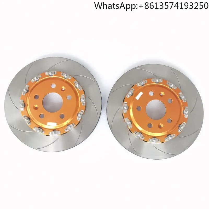 

For Jekit Auto Brake Disc Long Grooves Floating Black Center Bell for Renault Clio MK4 RS