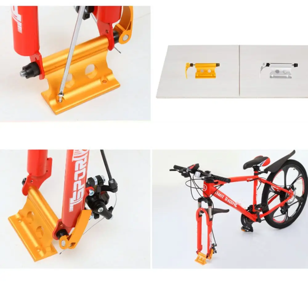 Stable Bicycle Fork Fixation Bracket Quick Release Mount Carrier For SUV Pickup Car Roof Rack Cycling Accessory