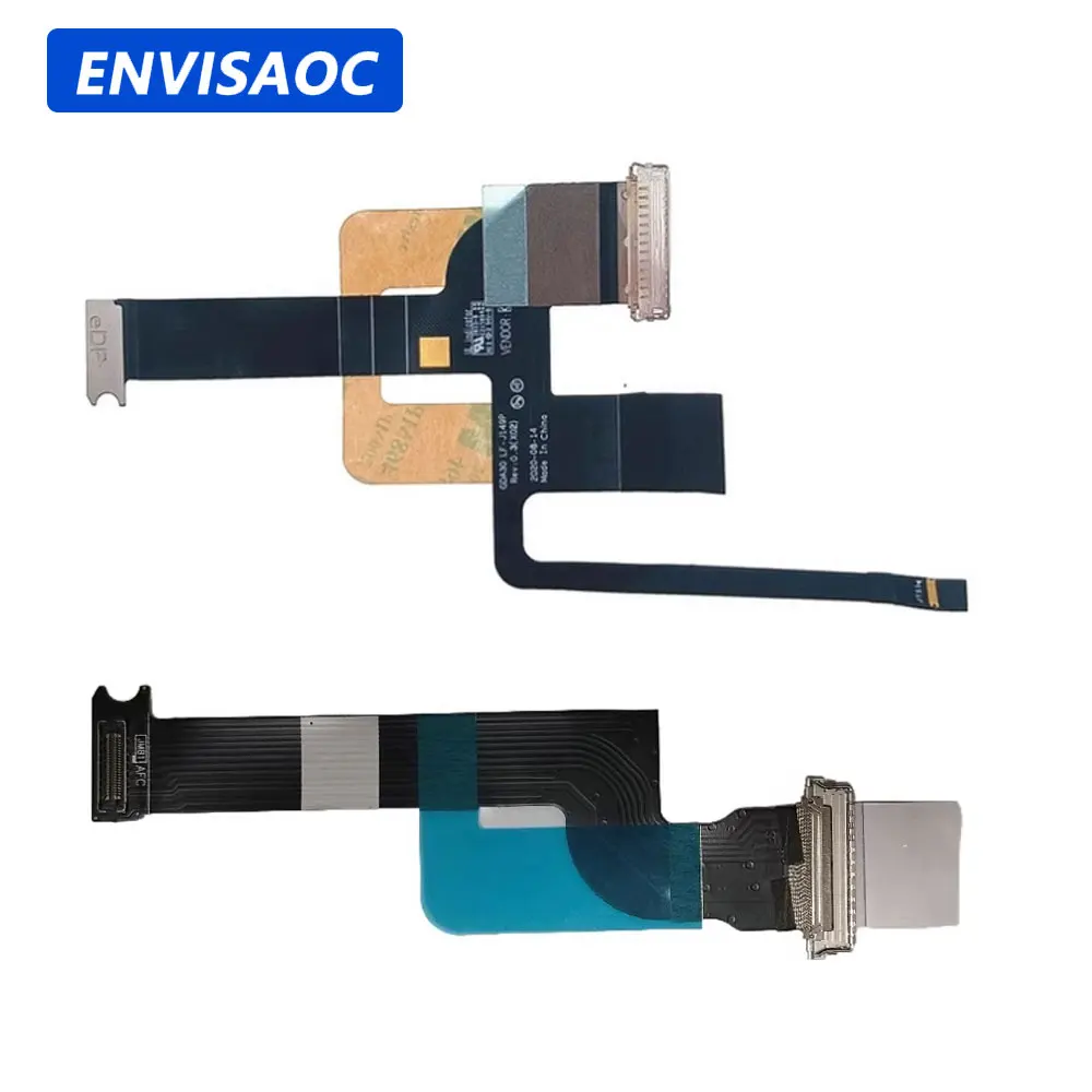 Para Dell XPS 13 9300 9310 2020 pantalla de vídeo de ordenador portátil LCD pantalla LED cinta Cable flexible LF-H811P LF-H818P LF-J149P LF-H812P 0YCCJ2