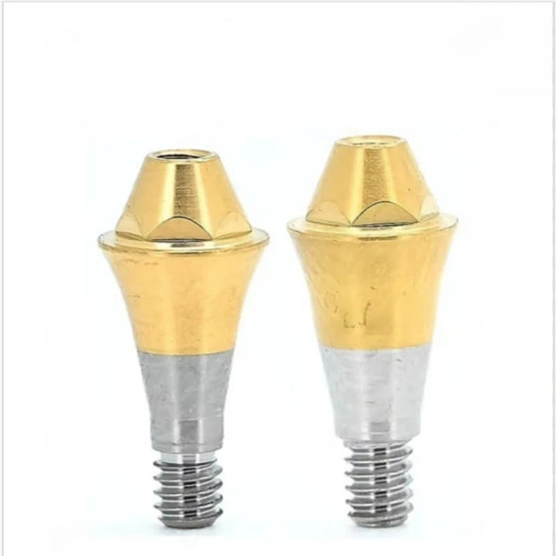 10Pcs High-Quality Third-Party Multi-Unit Right Angle Abutment for Osstem Dental Implant