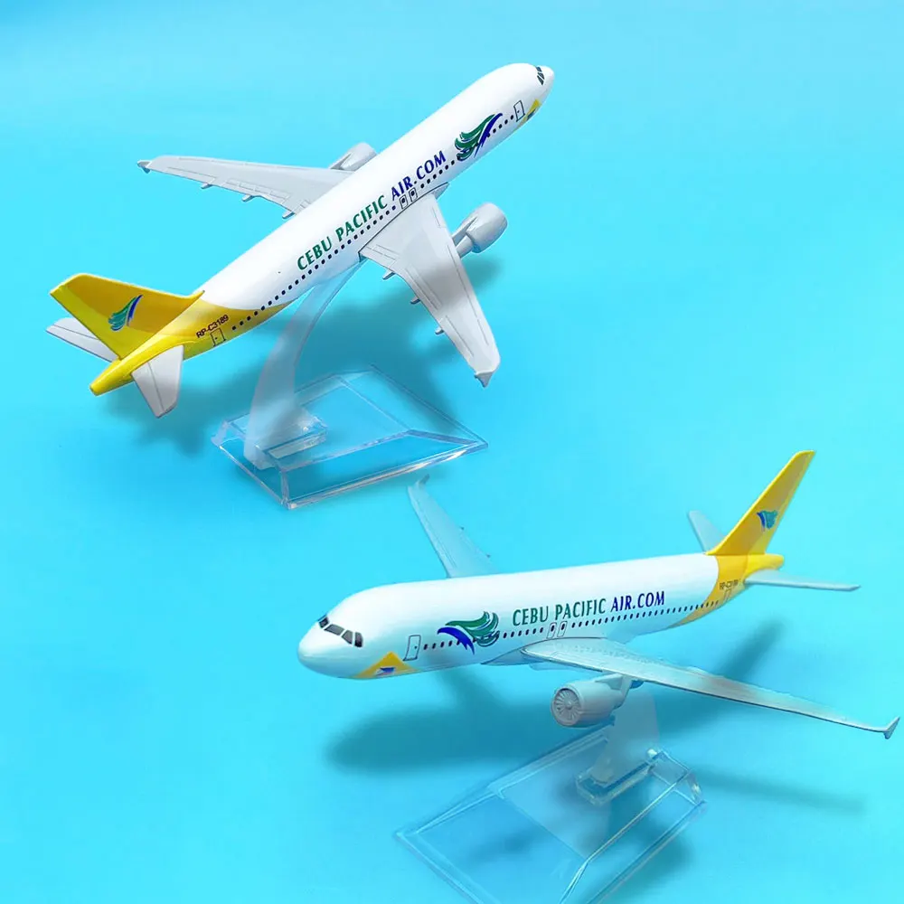 Skala 1:400 Zhong PACIFIC A320 Airlines Model pesawat Dish-tambahan Ideal untuk koleksi pesawat Diecast