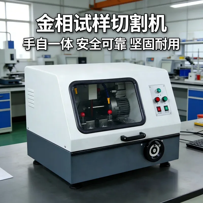 for Metallographic Sample Cutting Machine Laboratory Automatic Two Way Mobile Desktop Vertical Precision Cutter with Water