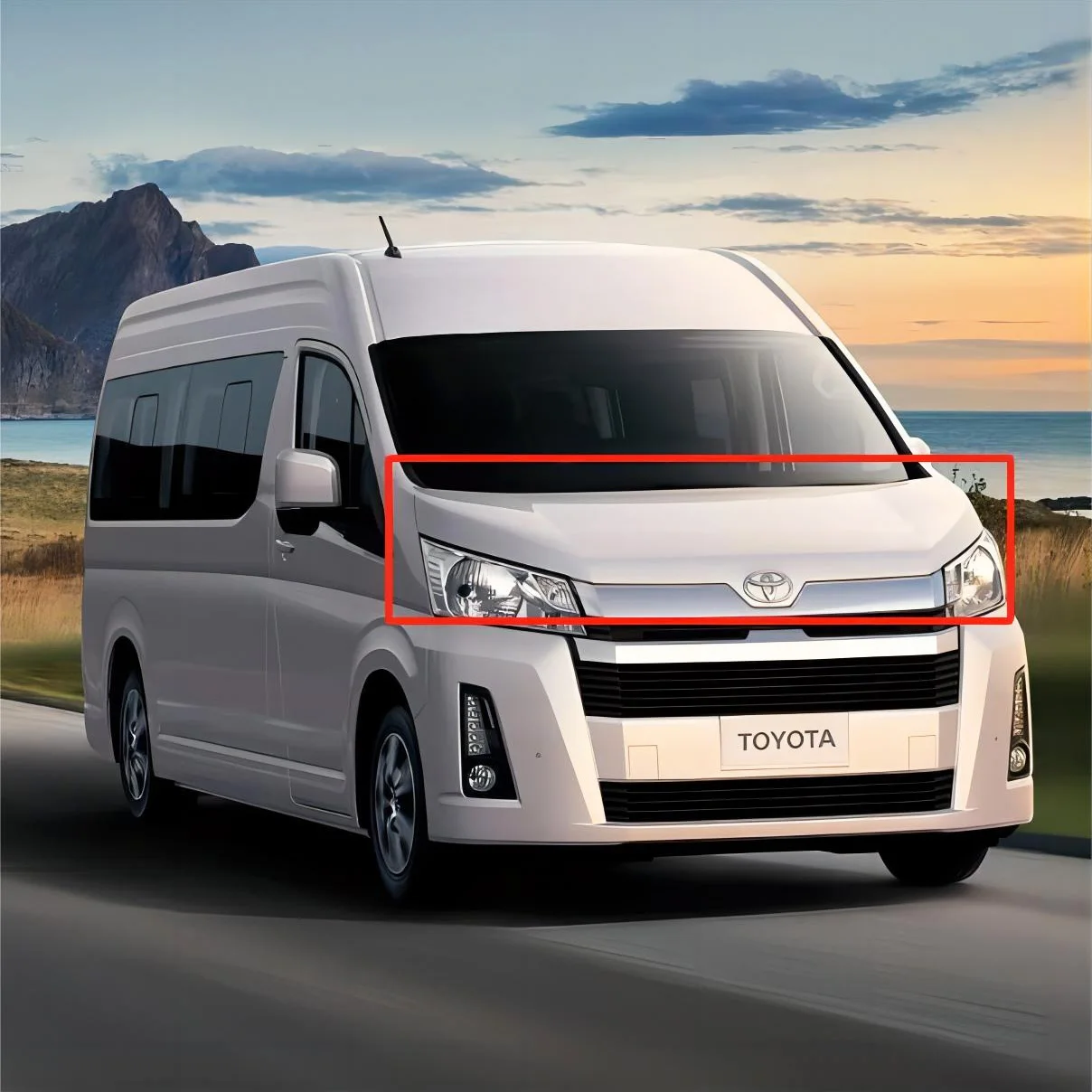 Hot Selling Replaced Steel Car Engine Hood Bonnet for Toyota Hiace 2019-ON