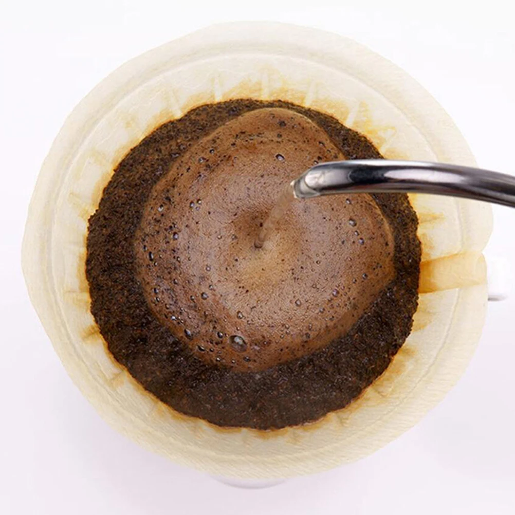 

100Pcs Coffee Filter Cone Paper Premium Disposable Filters Professional Coffee Supplies Lightweight Safe Tear