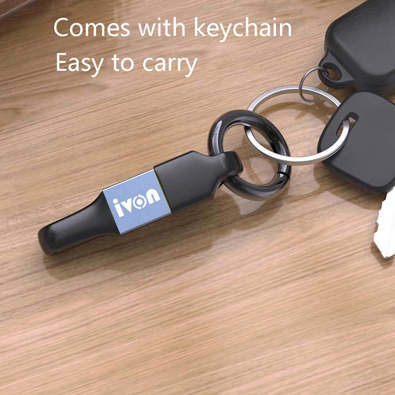 Mini Keychain 2 In 1 Portable USB Data Cable 3A Fast Charging Micro USB Type C Short Cable Cord