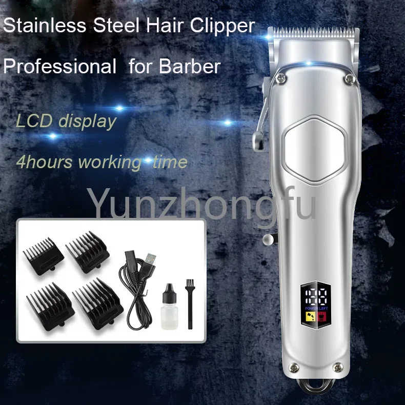 Best Hair Clippers for Barbers Professional Hair Clipper Metal Hair Trimmer