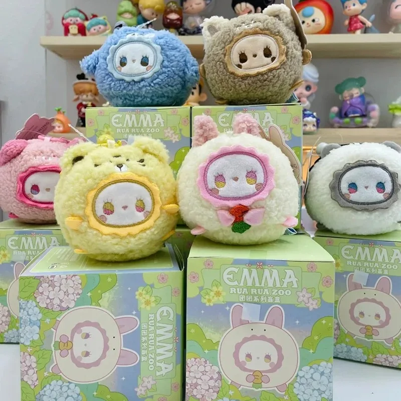 إيما سر عالم الغابات صندوق أعمى سلسلة Rua Rua حديقة الحيوان ألعاب من نسيج مخملي Kawaii ظهره قلادة الديكور الإبداعي متعة سر هدية