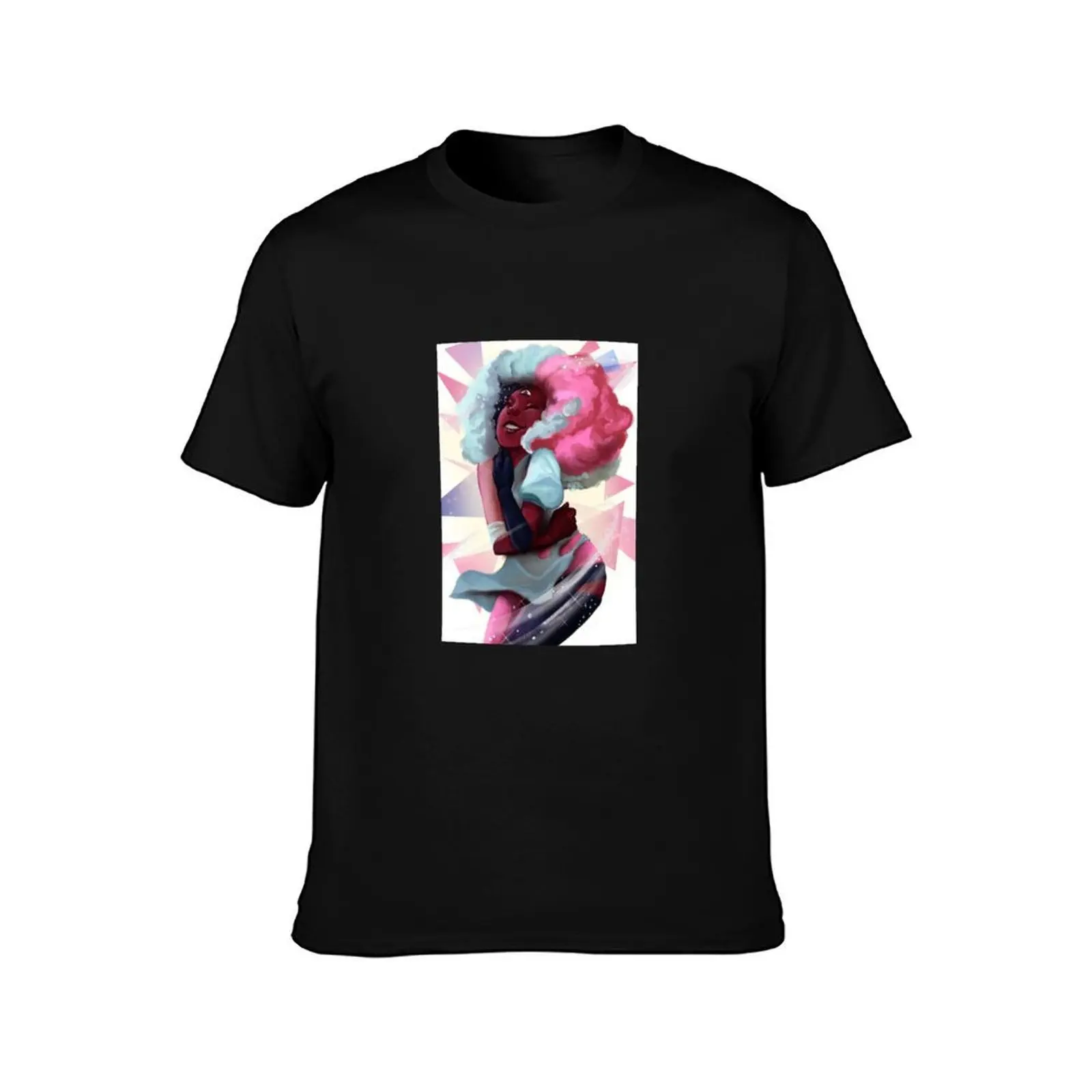 Entirely New T-Shirt Summer Casual Cotton Tee Oversized Streetwear Tops Vintage Graphic Print Loose Fit Short Sleeve