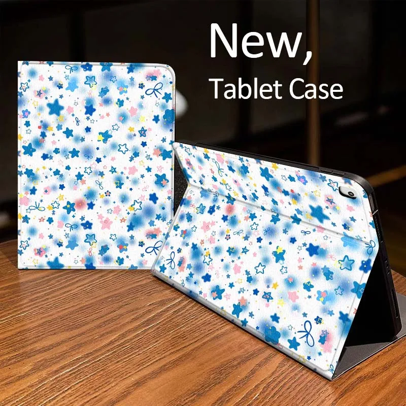 

Cartoon Star Pattern Design Case For iPad Pro mini Air 1 2 4 3 5 6 7 8gen 9gen 11 M2 M3 M4 6th 7th 10th 11th Gen 2025 Tablet