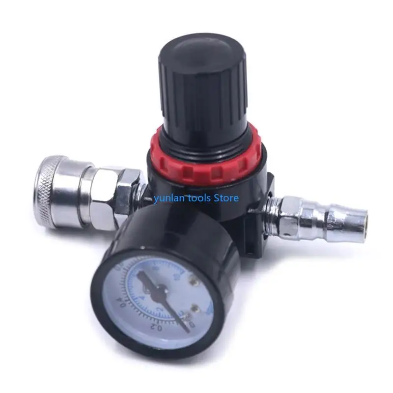 

50LB 1/4" Paint Guns Air Regulator Gauge Portable Pneumatic Tool for Spray Guns