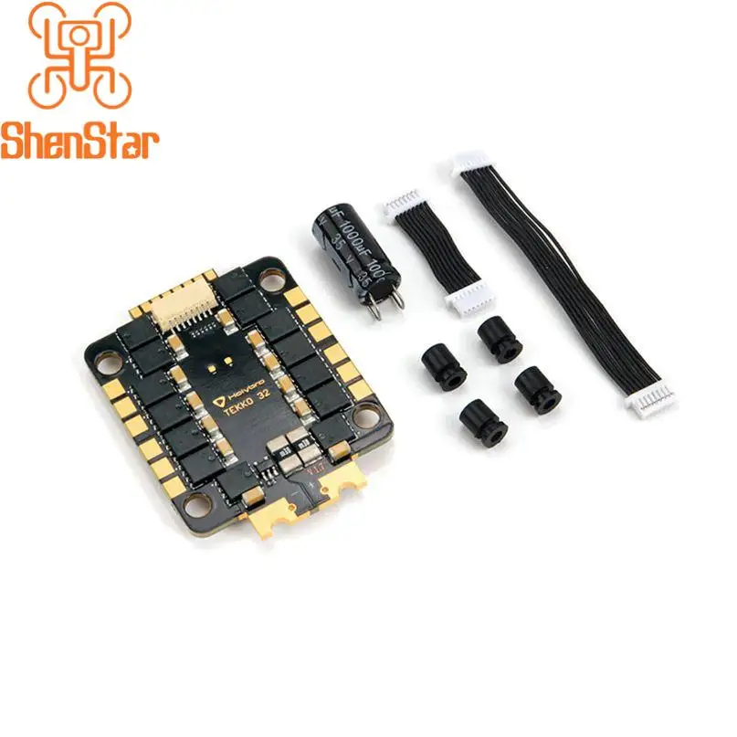 ShenStar Tekko32 F4 MCU 4in1 50A ESC 32bit BLHELI32 3-6S 96K 30.5x30.5 holes For FPV Racing Plane Accessory