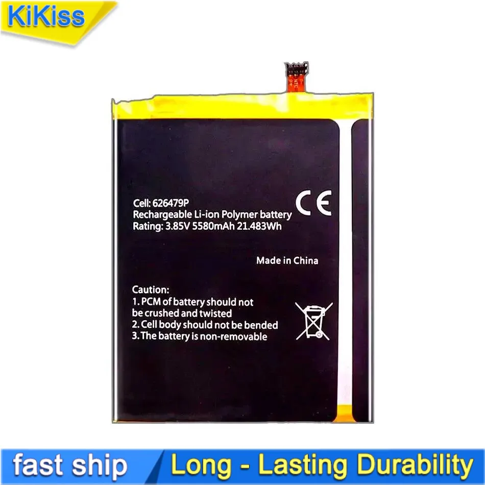 

Mobile Phone Battery 5580Mah High Compatibility For Blackview BV9600 626479P