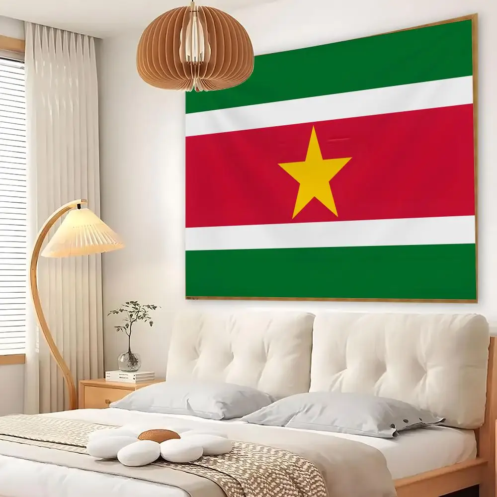 Suriname COOL Tapestry Living Room Bedroom Wall Decor Wallpaper Backdrop Cloth With Clips 2