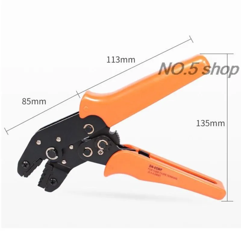 

1Pc SN-05WF Cold Pressing Terminal European Needle Type Tubular Terminal Crimping Plier