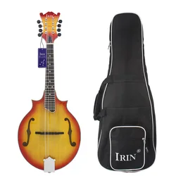 IRIN Mandolin Waterproof Oxford Fabric Guitar Bag Double Straps Black Guitar Backpack Handbag Case String Instrument Accessories