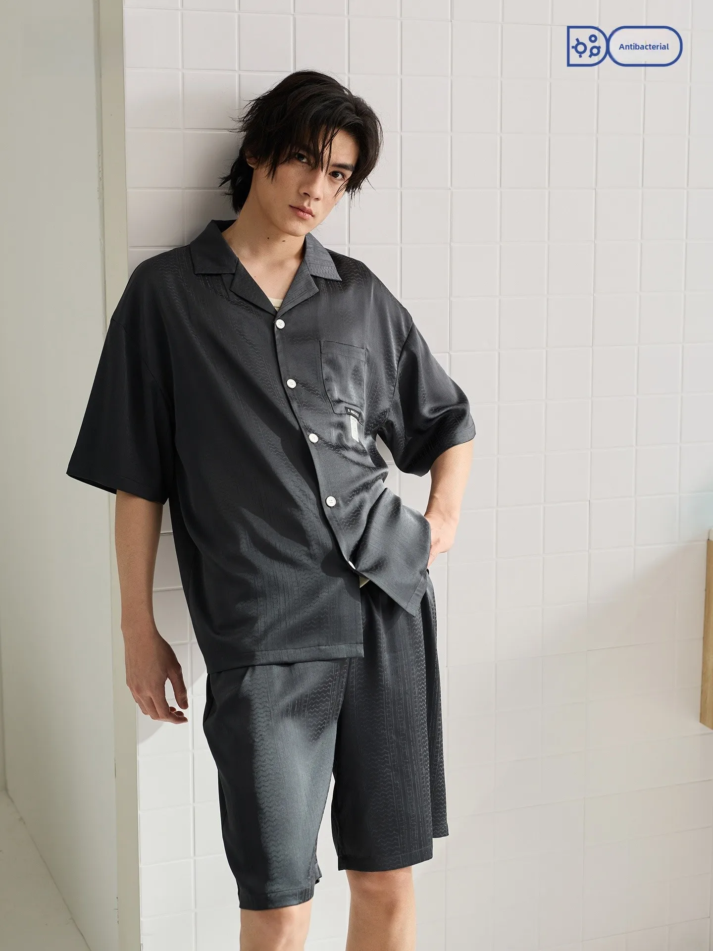 pyjama-d'ete-en-soie-glacee-pour-homme-penninsula-–-ensemble-de-vetements-d'interieur-a-manches-courtes-sensation-de-fraicheur-respirant-et-confortable-en-fibre-de-polyester