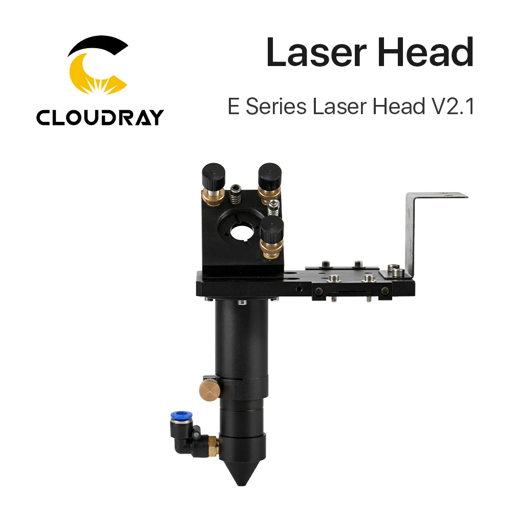 

Cloudray E Series: CO2 Laser Head for Lens D18mm FL38.1 D20mm FL50.8 & 63.5 & 101.6 mm Mirror 25mm for Laser Cutting Machine