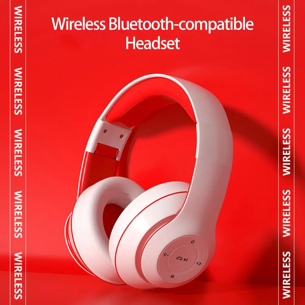 1 Set Handsfree Ergonomics Design Button Control Support AUX Input Clashing Colors Wireless Earphone Sports Supply