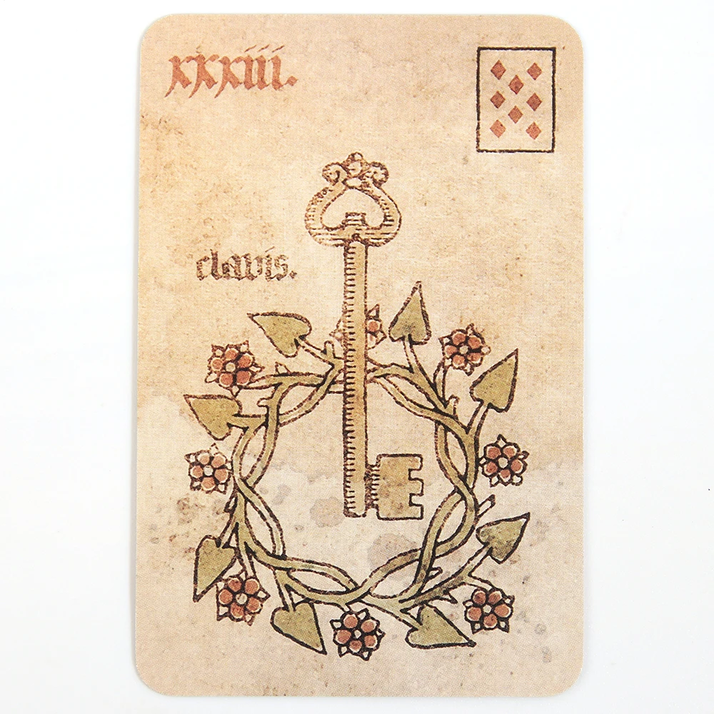 Silson Lenormand Tarot Deck High Quality Divination Board Games Party Entertainment Games Occult Card Game