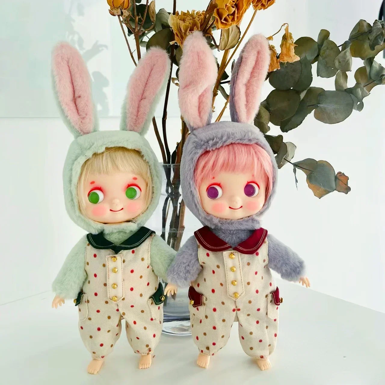 Berserk Green Grape Taro BJD Doll The Fantasy Beasts Designer Toys Bunny Girl Figure Customized Body Face Gift Box