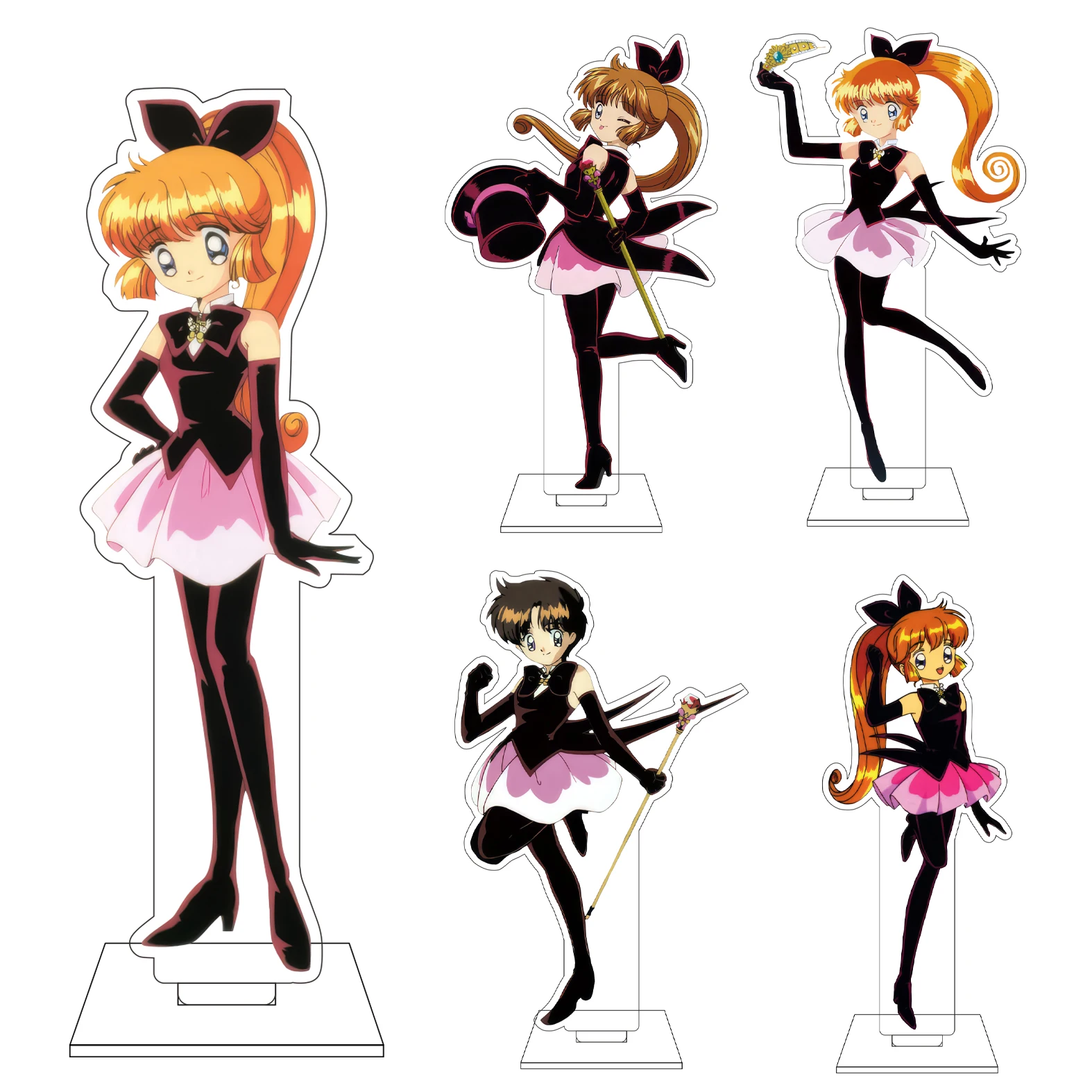 16CM Anime Saint Tail Cosplay Acryl-Figur Ständer Haneoka Eimi Asuka Daiki Haneoka Meimi Ornamente Geschenke