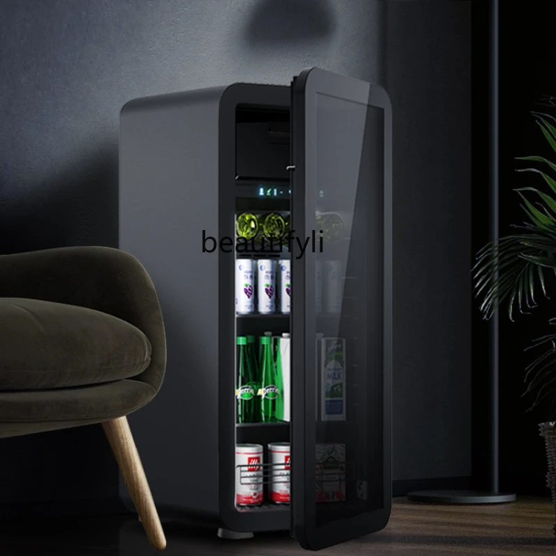 Modern Double Temperature Frozen Refrigerated Cabinet Household Ice Bar Living Room Refrigerator Ice Bar Beverage Refrigerator