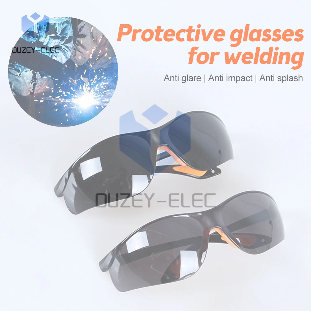 Safety Goggles Welding Glasses Wrap-Around Safety Welding Lens Impact Resistant UV Proof  Eyes Protection for Laser Hair Removal