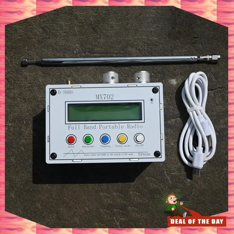 24-Hour Delivery MX702 Portable Full Band Radio TEF6686 LW/MW/SW/FM Stereo Receiver 3.5Mm/Direct Output