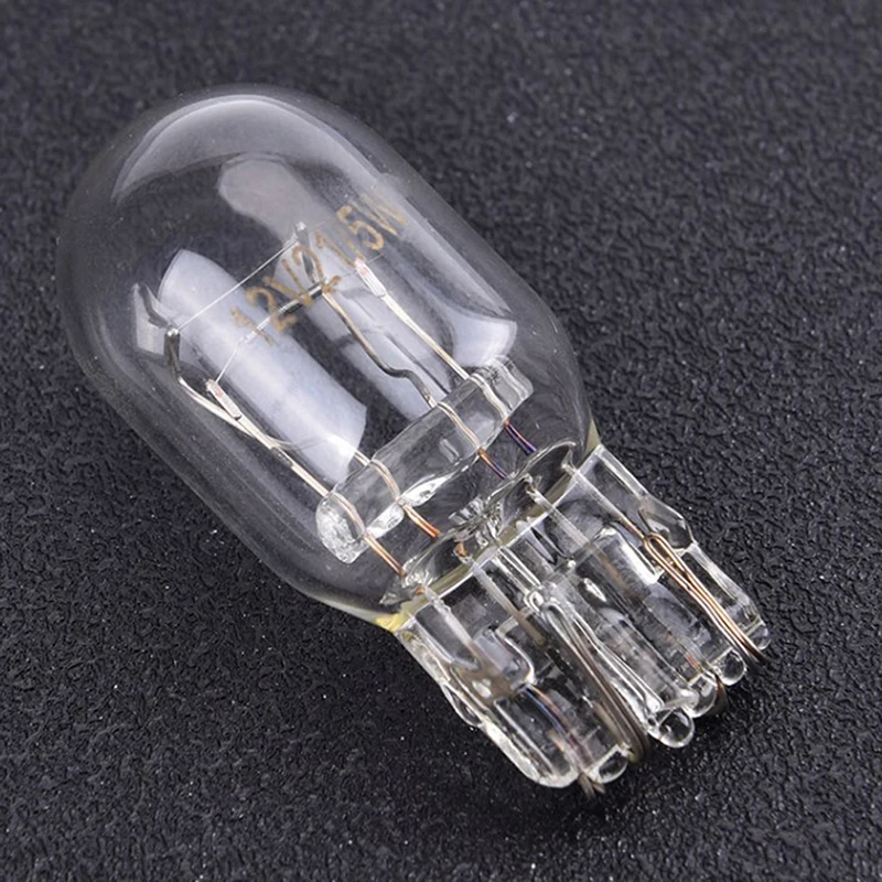 10 Pcs T20 W21/5W Signal Light Halogen Bulb 7440 7443Clear Orange Daytime  Turn Stop Brake Tail Bulb DRL Bulbs