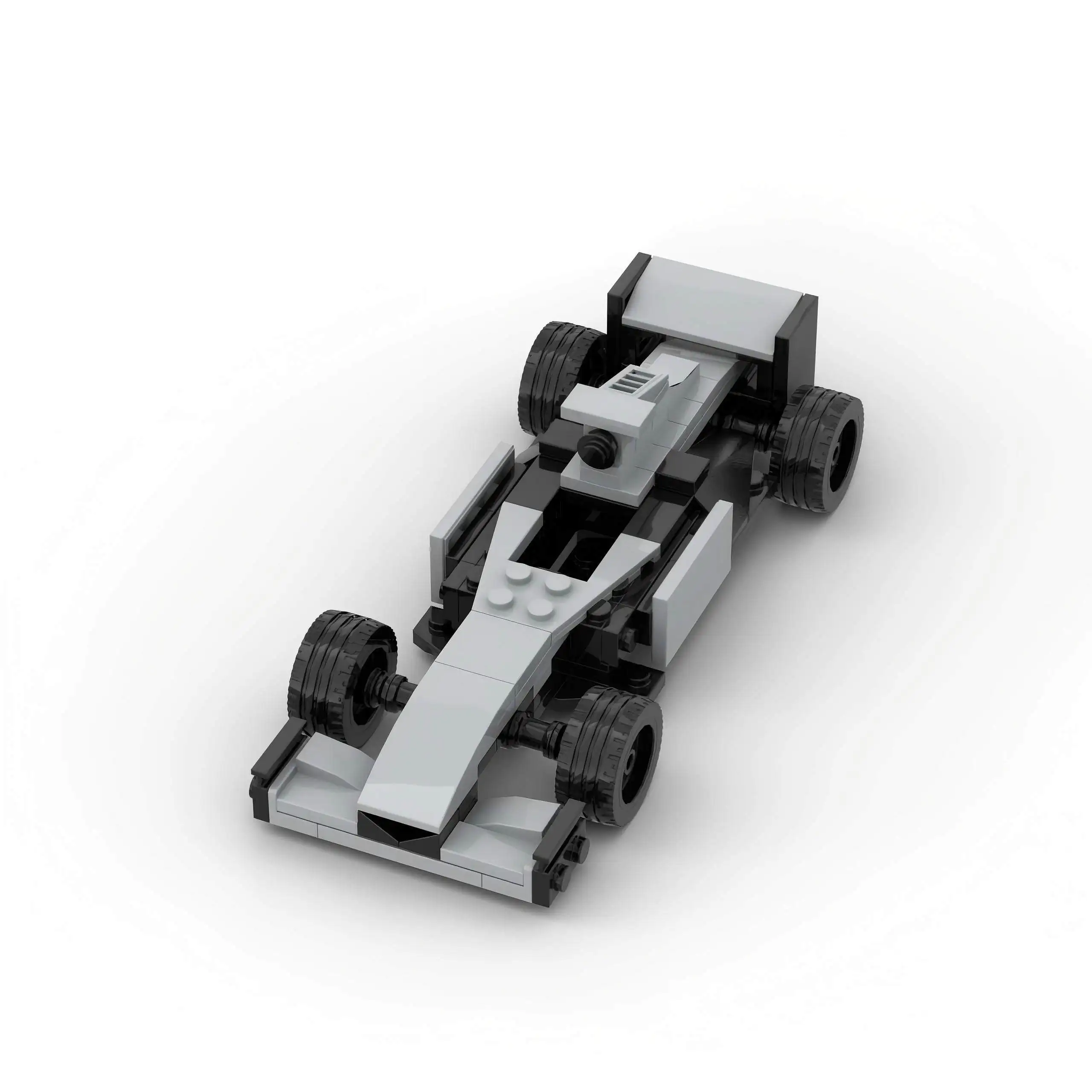 MOC Auto Speed Formula 1-2001 Pickup Rennfahrzeug Modell Baustein Super Rennfahrzeug Weihnachtsgeschenk Technischer Rallyesport – Detail 11