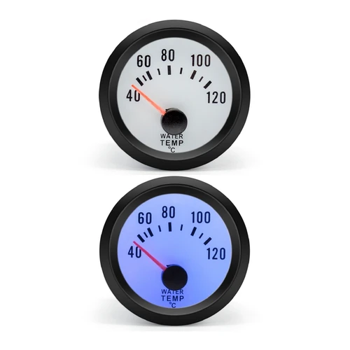 Imagen 2 del producto Universal 2 ""52mm temperatura del agua del coche temperatura del aceite medidor de presión de aceite tacómetro RPM voltímetro Boost calibre PSI/bar medidores de coche con Sensor
