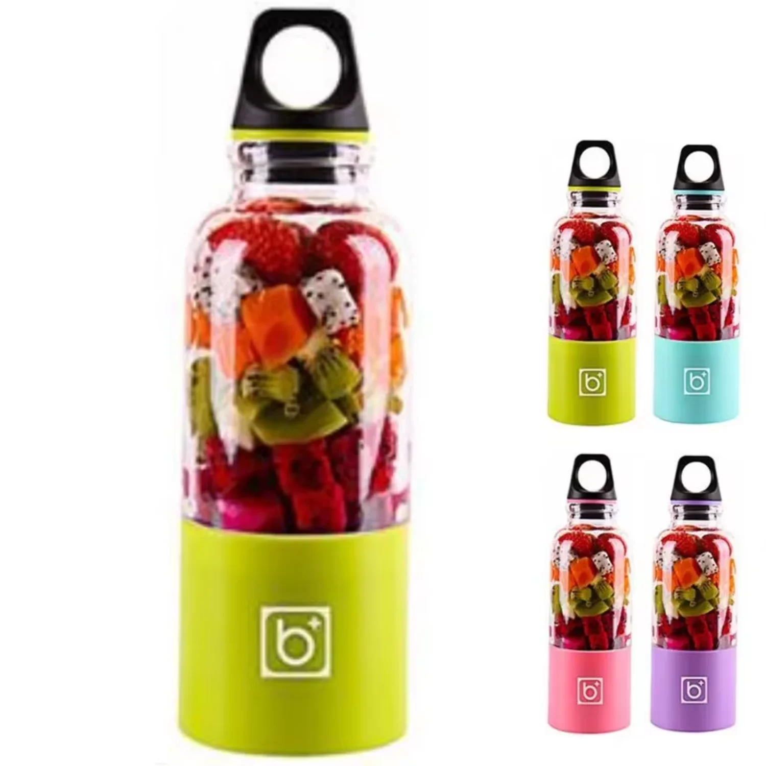 High Quality  Juicer Portable Smoothie Blender Cup Mini Blenders USB Wireless Press Charging Manual Juicers Cup