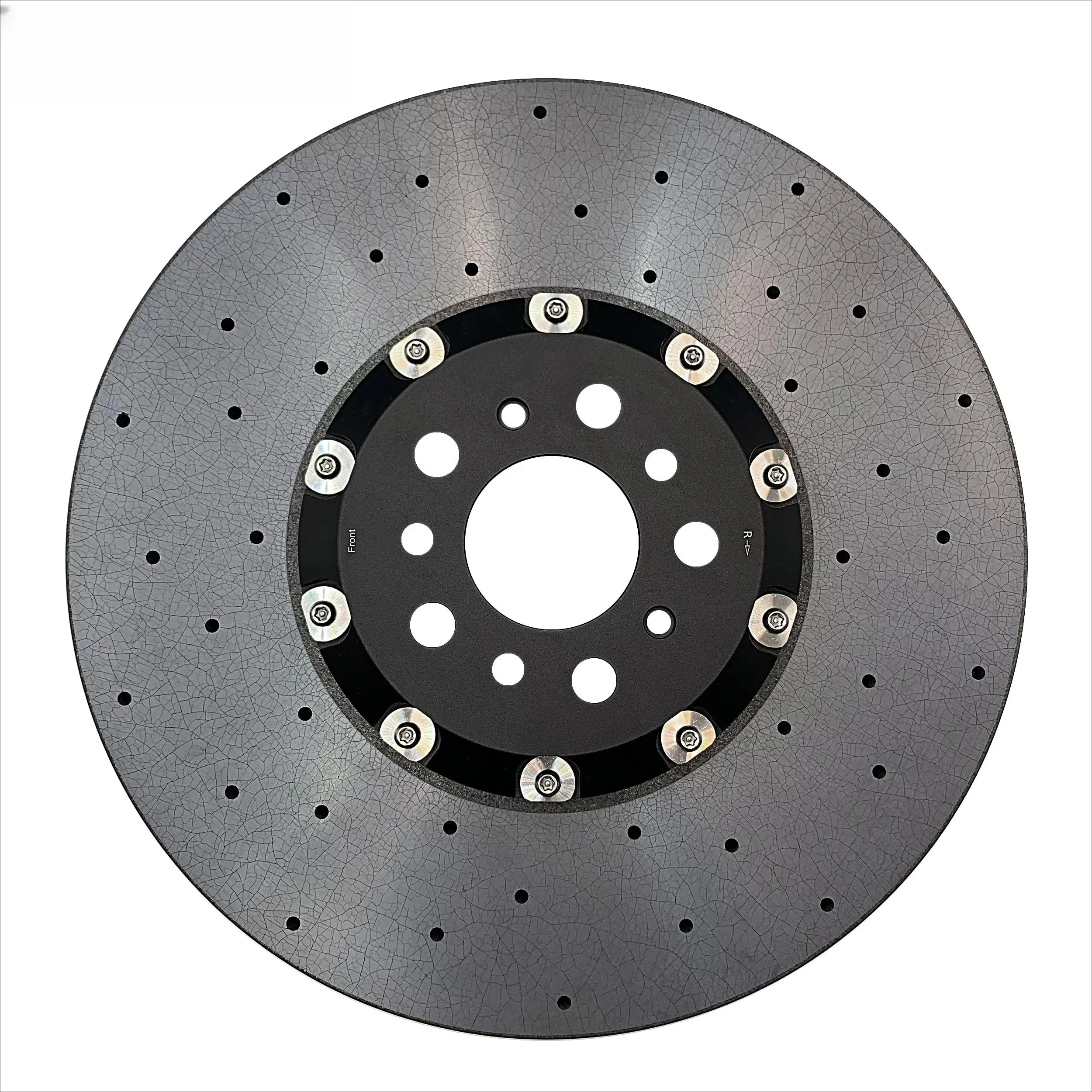 

For Slotted 34118054825 New Front Carbon Ceramic Brake Disc for X3 X4 X5 X6 M 395x36mm 1 Year Warranty